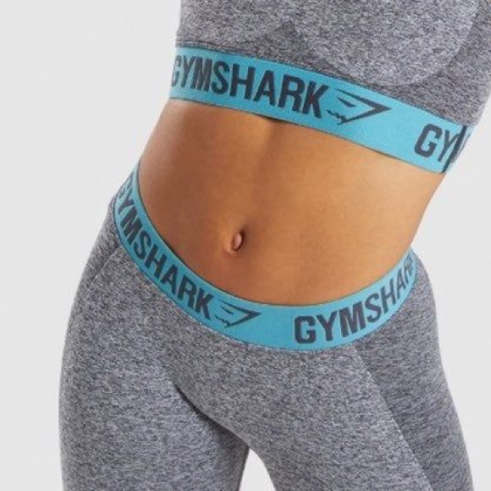 Flex Legging V3 Charcoal Marl/Dusky Teal